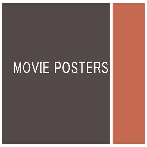 Movie Poster Analysis
