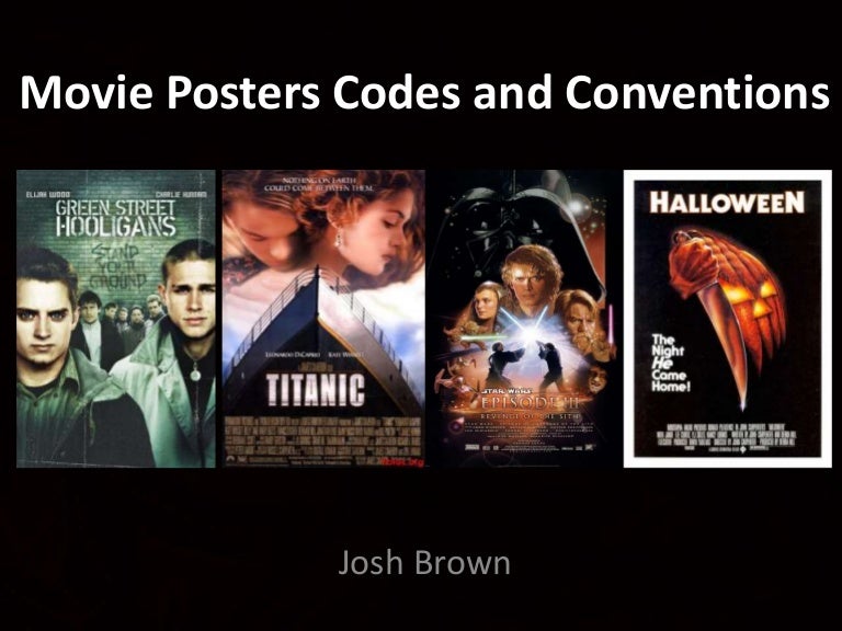 Movie Posters Codes and Conventions