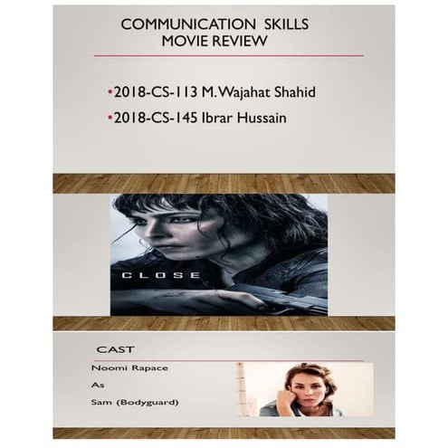 Movie review (Close 2019)