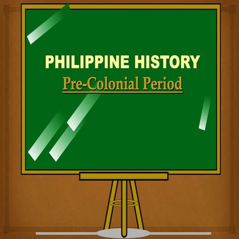pre-colonial period