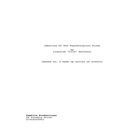 Movie script | PDF