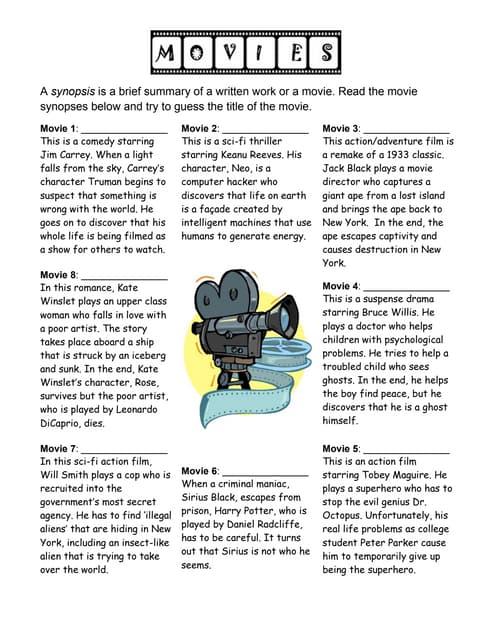 Movie riddles (1) | DOC