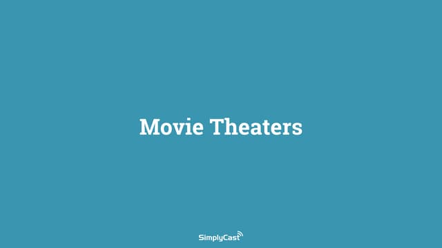 Movie Theaters Webinar