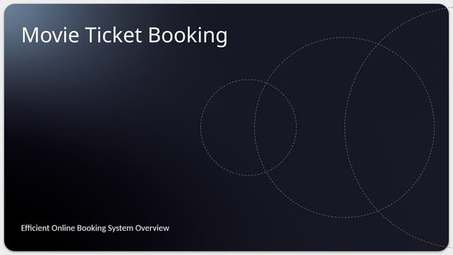 Movie Ticket Booking for an bca students