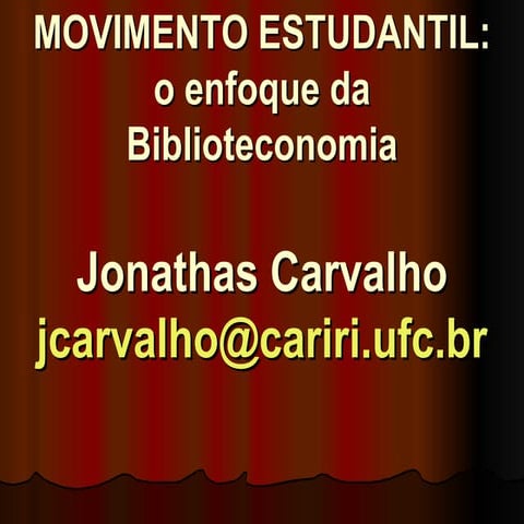 Movimento Estudantil
