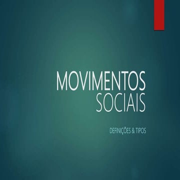 Movimentos sociais