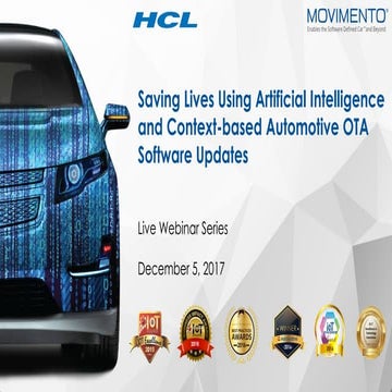 Saving Lives Using Artificial Intelligence and Context-based Automotive OTA S...