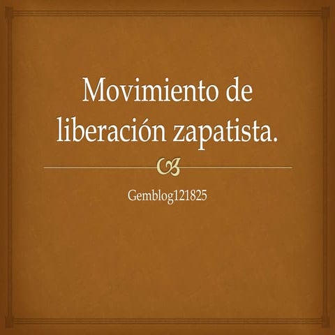 Movimiento de liberación zapatista