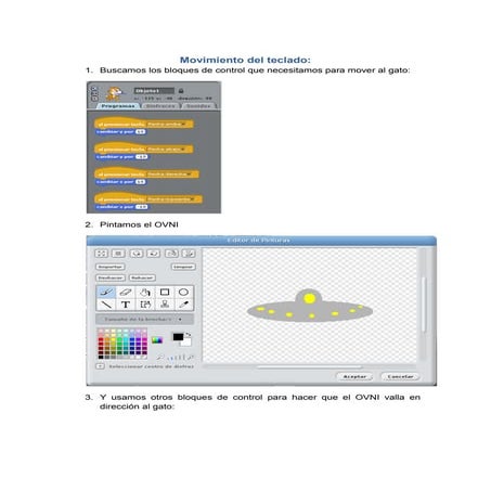 Movimiento del teclado