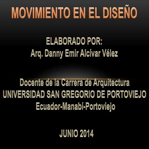 Movimiento en el diseño