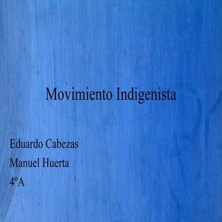 Movimiento indigenista