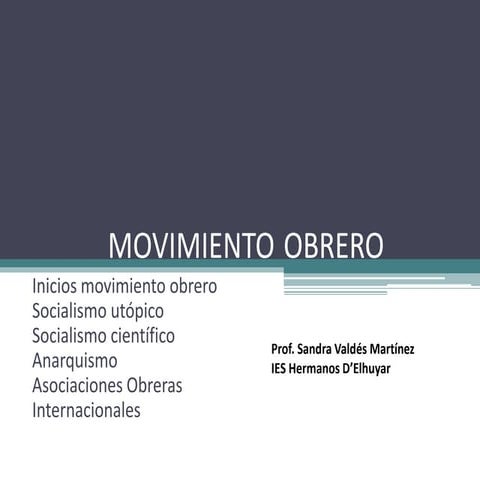 Movimiento obrero