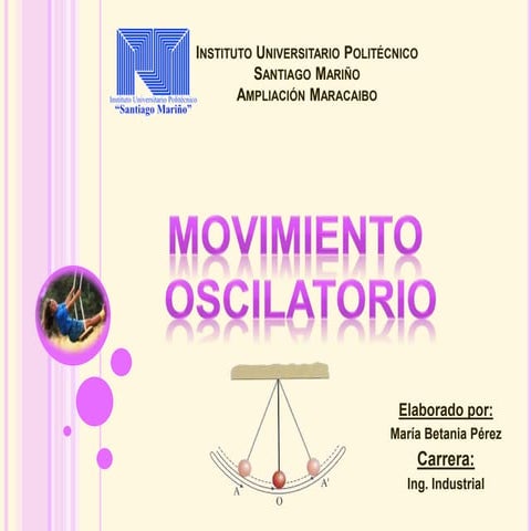 Movimiento oscilatorio