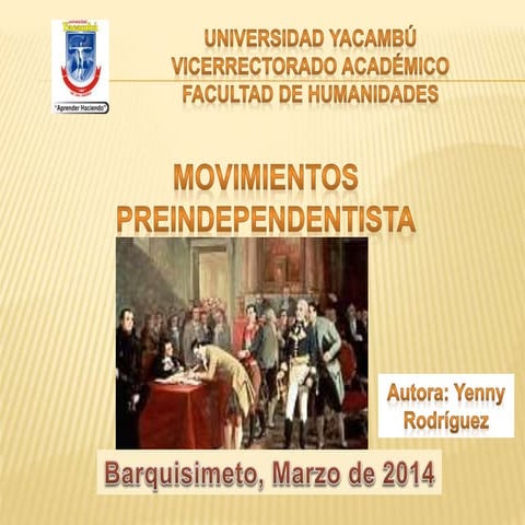 Movimiento preindependentista