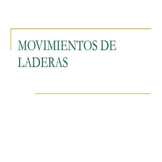 Movimientos de laderas