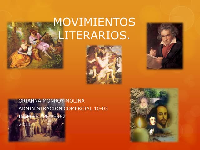 Movimientos literarios