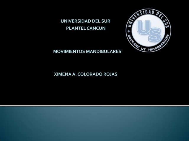 Movimientos mandibulares | PPTX