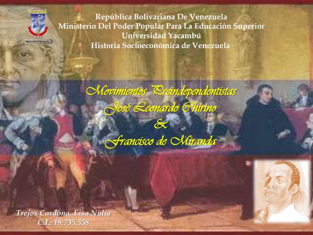 Movimientos Preindependentistas