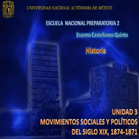 Unidad 3Movimientos sociales siglo xix