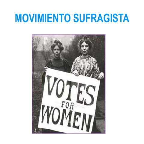 Movimiento Sufragista