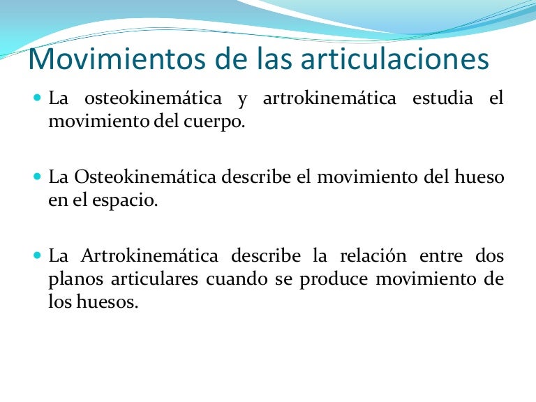 desplazamientos outer surface articulares