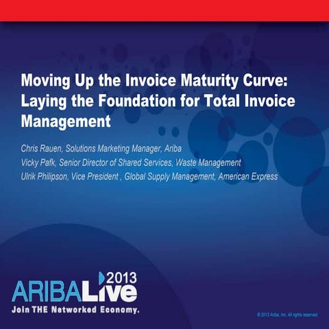 Moving Up The Invoice Maturity Curve