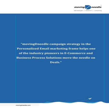 e-commerce - lead generation case study 