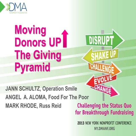 Moving Donors Up the Giving Pyramid