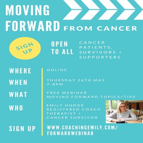 Moving forward cancer flyer sign up website
