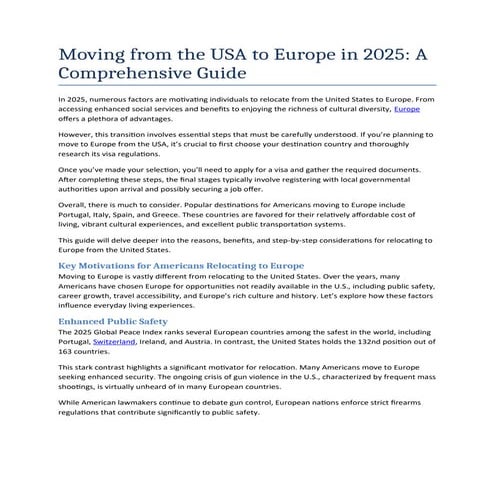 cultural differences between europe and usa | PPTX