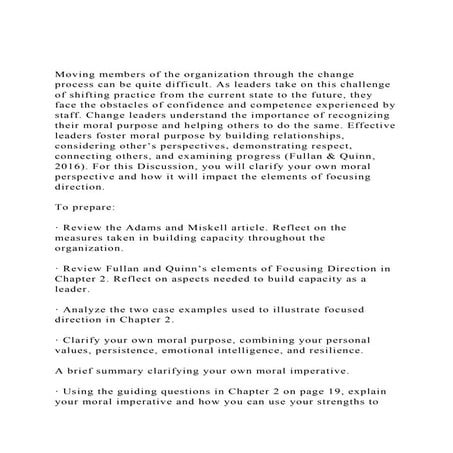 Moving members of the organization through the change process ca.docx