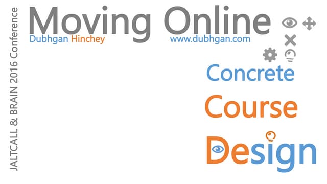 Moving Online Concrete Course Design