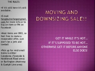 PugABully Moving sale