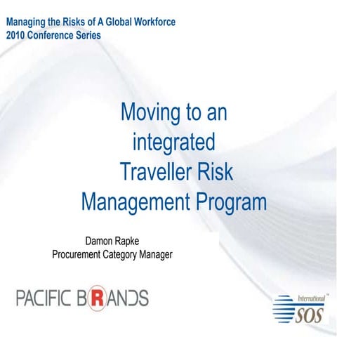 International SOS - We live in a predictable world - Travel Risk ...