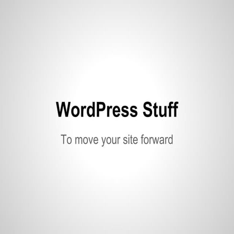 Moving your word press site