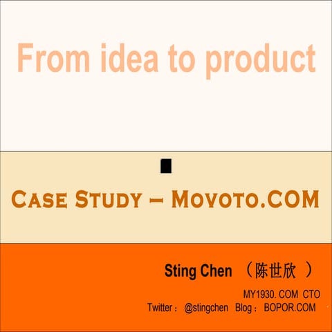 Movoto product design -  case study i