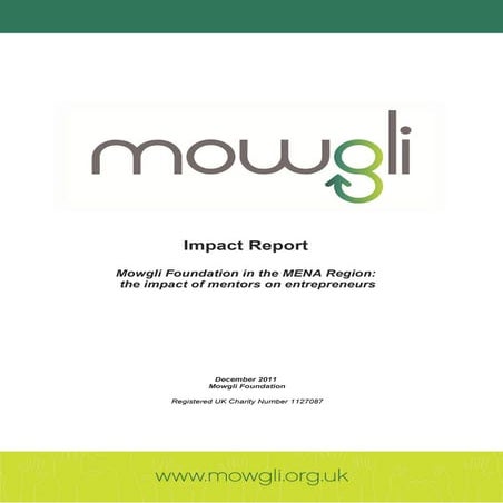 Mowgli Foundation Impact Report: MENA region