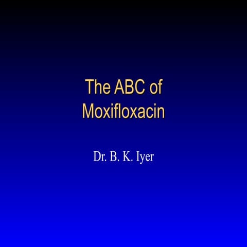 Moxifloxacin