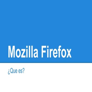 Mozilla firefox