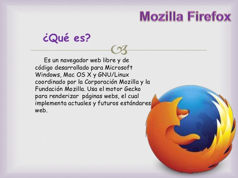 Mozilla firefox