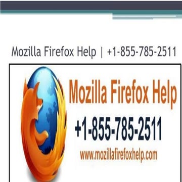 Mozilla firefox support phone number