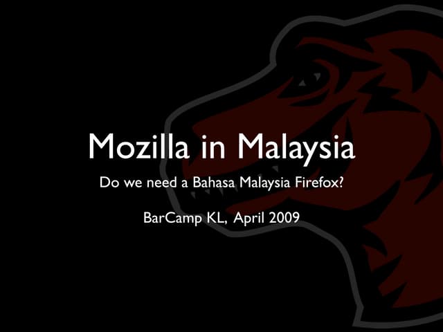 Mozilla In Malaysia