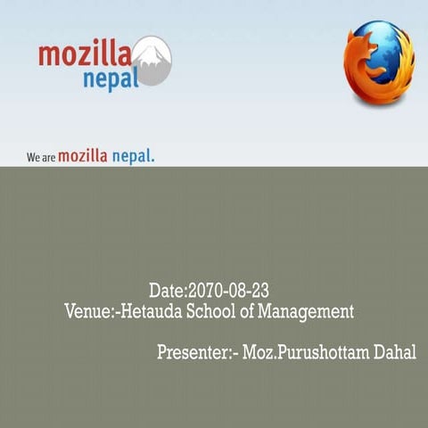 Mozilla nepal