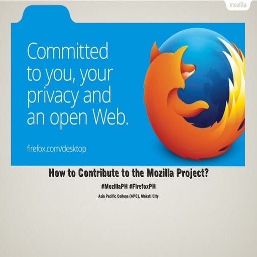 Areas of Contribution (MOZILLAPH)