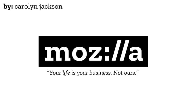 Mozilla Company Report