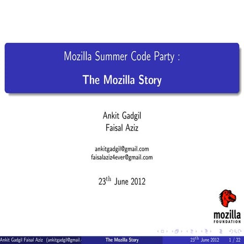 The Mozilla story
