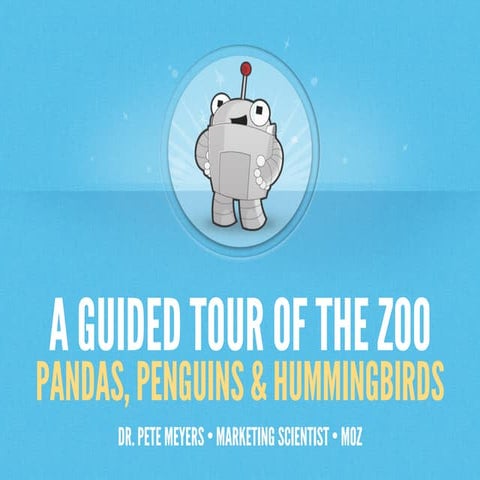A Guided Tour of the Zoo: Pandas, Penguins & Hummingbirds