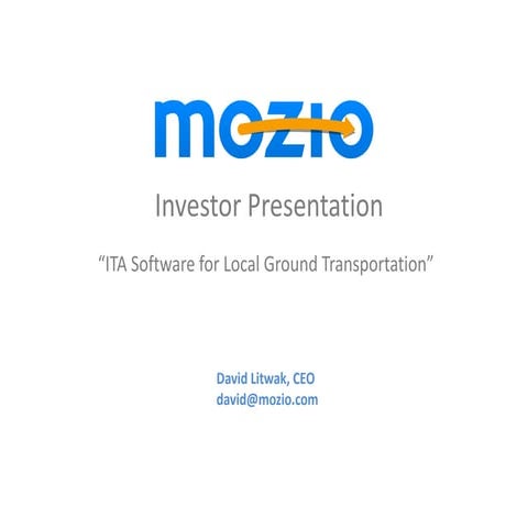 Mozio investorexplanationdeckshort august7th | PPTX
