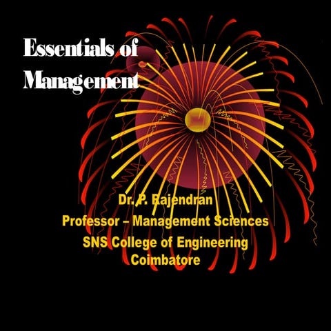 Essentials Of Management