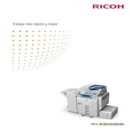Ricoh Mp 2851-3350 | PDF